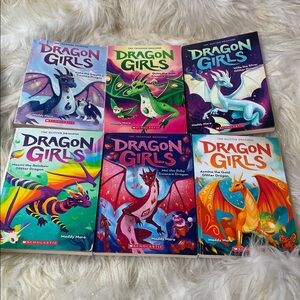 Scholastic Dragon Girls Book Set - Vibrant Fantasy Collection